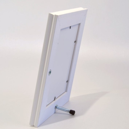 Portafotos madera blanco decapé