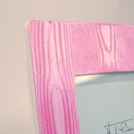 Marco Portafotos beteado fucsia