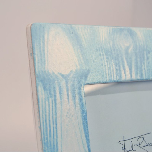 Marco Portafotos beteado azul