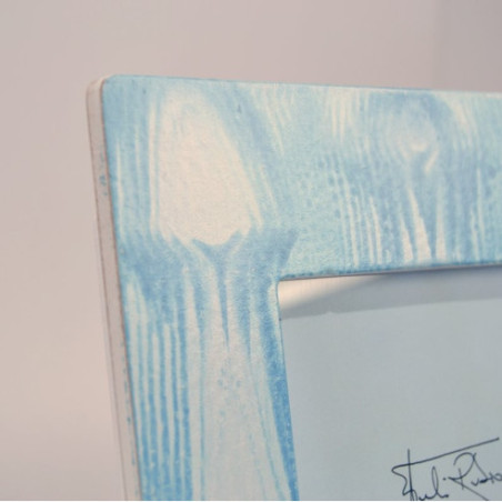 Marco Portafotos beteado azul