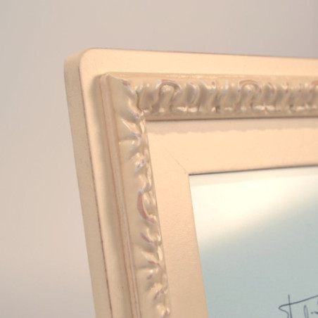 Portafotos Marfil Decapé y Tallado