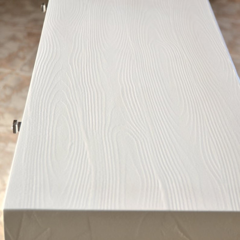 Consola Recibidor Espejo Blanco y Oro