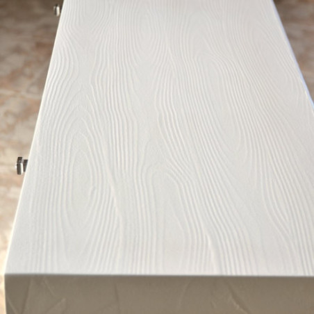 Consola Recibidor Espejo Blanco y Oro