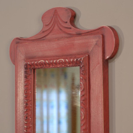 Espejo estrecho con copete