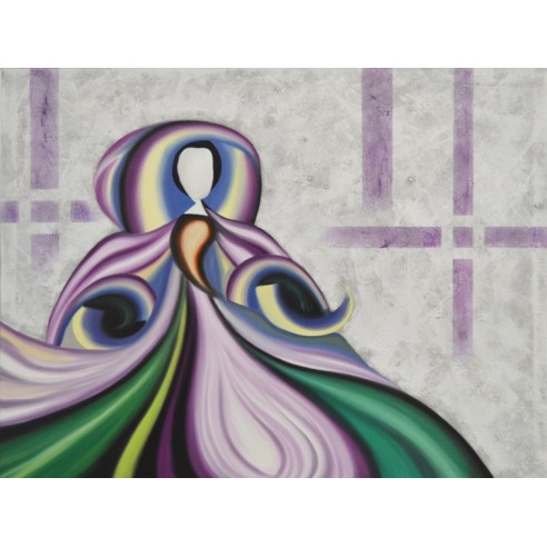 CUADRO MANIQUÍ SEDAS IRIDIS