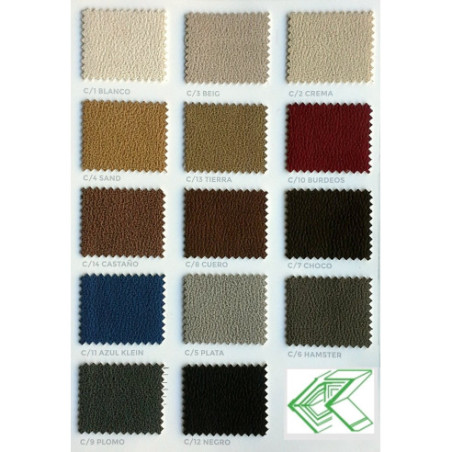 Banqueta dormitorio Blanco decapé y Capitoné