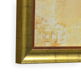 Dos cuadros Iris y Fresia. Marco dorado 2