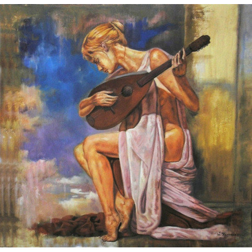 Cuadro Isabella y el Laúd