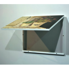 Cubre contador Blanco Jarrón Flores 2