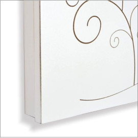 Cuadro cubrecontador blanco Arbol 2