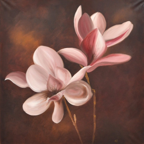 Cuadro con magnolias I