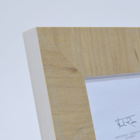 Marco para fotos Chapa de madera natural