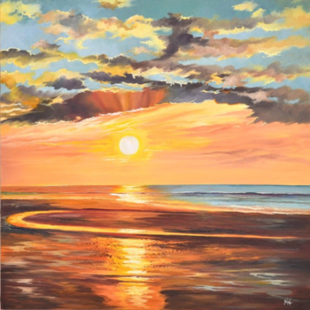 Cuadro Aurora Dorada