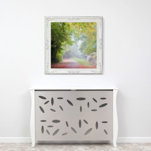 Cuadro Paisaje Otoñal marco Isabelino Blanco decapé