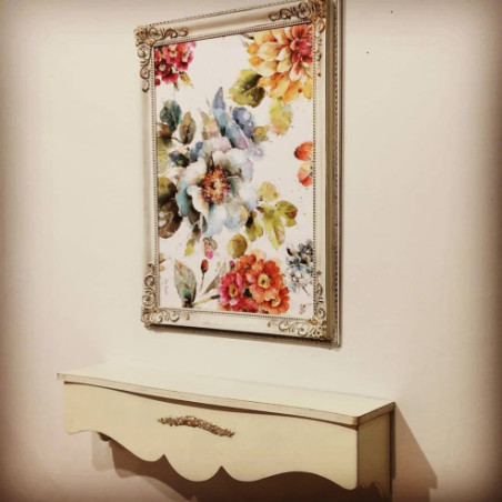 Ménsula y cuadro estilo Isabelino