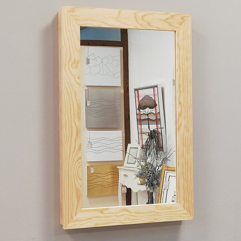Tapa contador Espejo Madera sin decorar