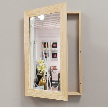 Tapa contador Espejo Madera sin decorar