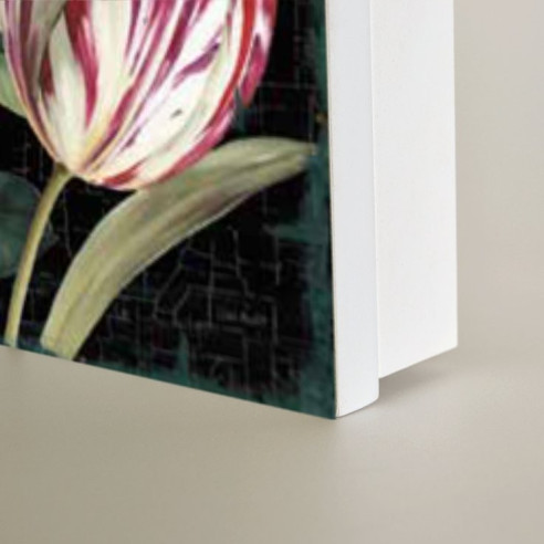 Cubrecotador blanco y negro GARDENS IN LONDON