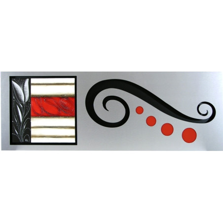 CUADRO ALUMINO - ROJO