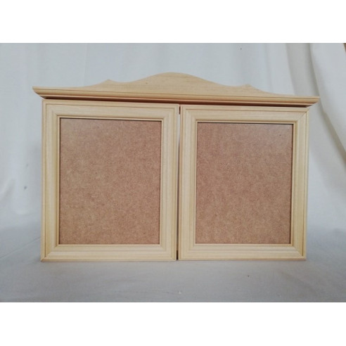 Caja cubrecontador en madera natural para pintar en casa
