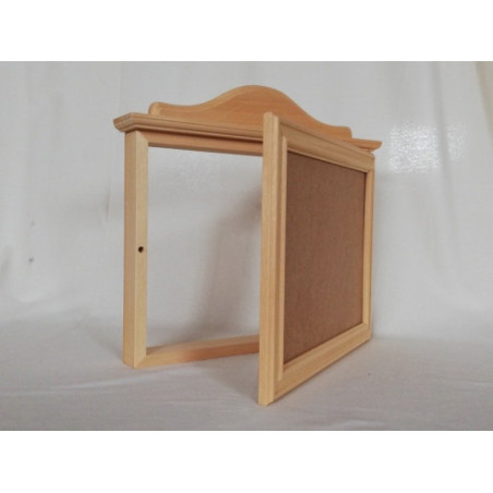 Cubre contador en madera natural para pintar en casa