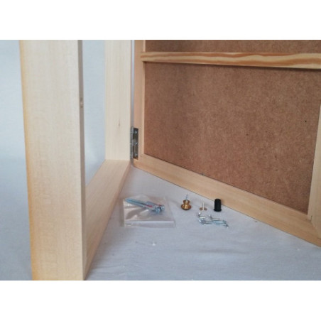 Cubre contador en madera natural para pintar en casa