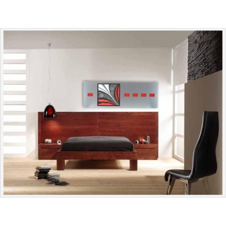 CUADRO ACERO - ROJO