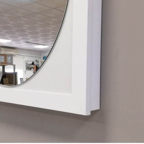 Espejo Cubrecontador Blanco 