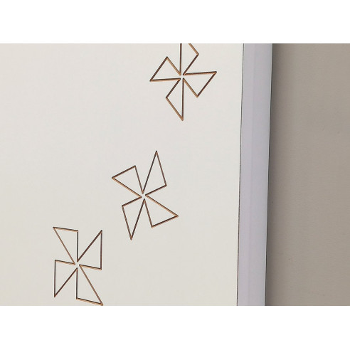 Cubre contador blanco grabado MOLINOS