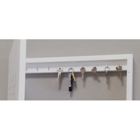 Cubre contador blanco Arbol con llavero interior