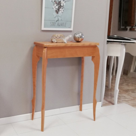 Consola tamaño pequeño en madera natural