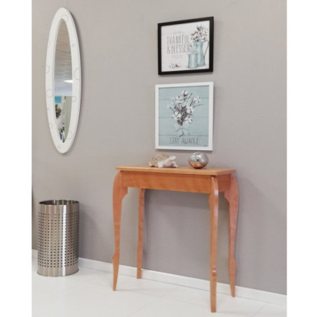 Consola tamaño pequeño en madera natural