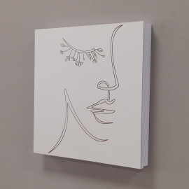 Cubrecontador blanco Grabado Faz mujer 2