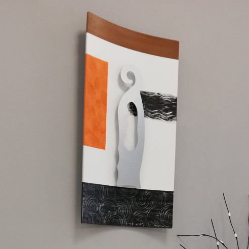 Repisa con cajones y Espejo Marco Beige