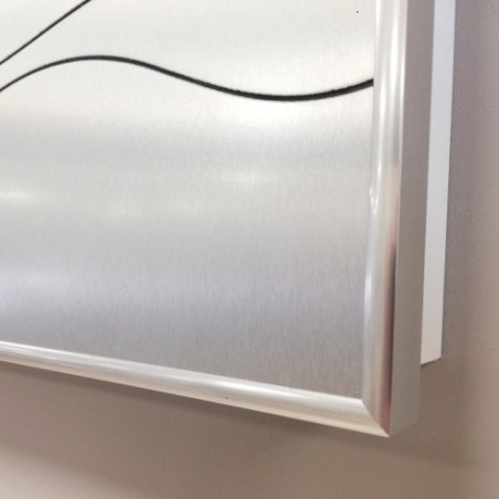 Cubre contador Aluminio plata OLAS con llavero