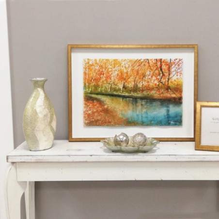 Cuadro Acuarela "Fuentes del Marqués" 