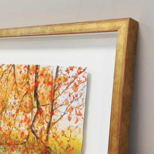 Cuadro Acuarela "Fuentes del Marqués" 