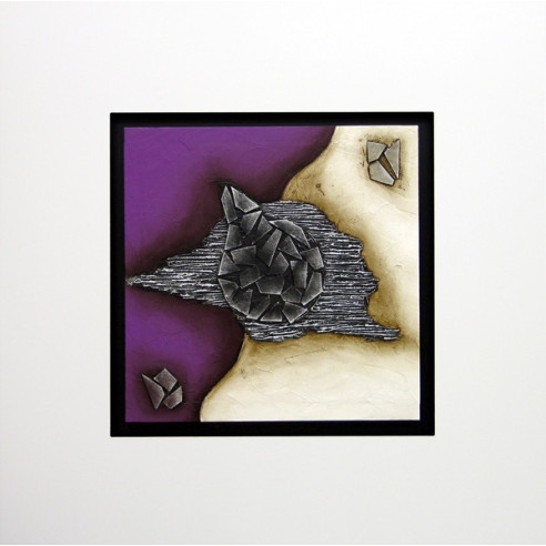 SET DOS CUADROS ALUMINO-ABSTRACTO