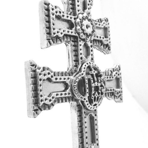 Cruz de Caravaca Peana Plateada