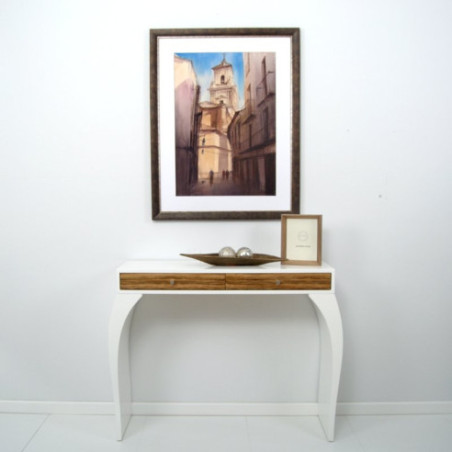 Acuarela "Torre del Salvador" Caravaca