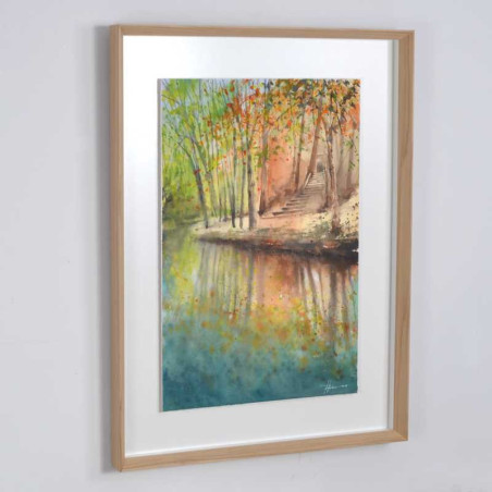 Acuarela Fuentes del Marqués Caravaca