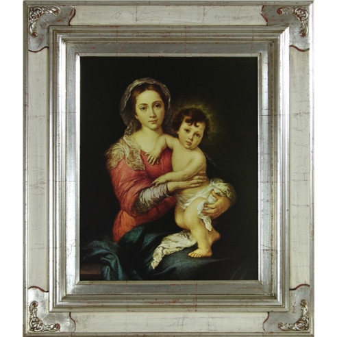 CUADRO LA VIRGEN CON EL NIÑO "MURILLO"