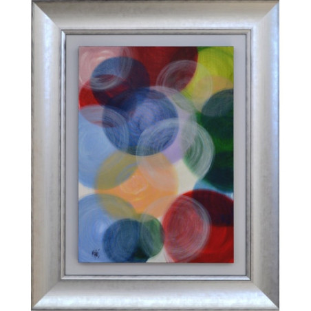 CUADRO CIRCULOS ABSTRACTO MARCO PLATA