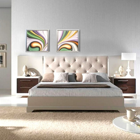 SET DOS CUADROS IRIS MARCO PLATA