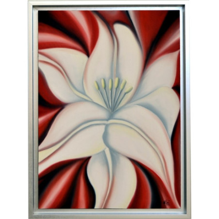 SET DOS CUADROS OLEO+MARCO PLATA