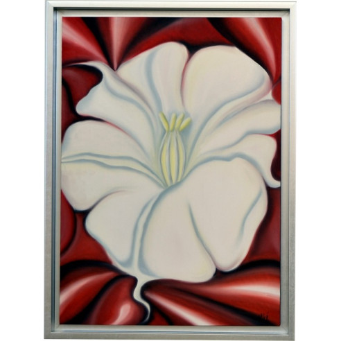 SET DOS CUADROS OLEO+MARCO PLATA