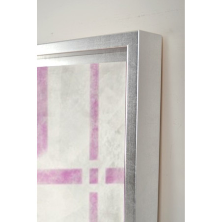 CUADRO MENINA ROJOY MARCO PLATA