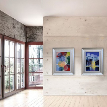 CUADRO CIRCULOS ABSTRACTO MARCO PLATA