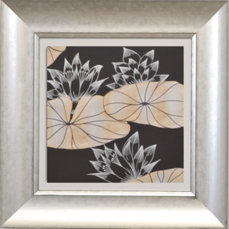 SET DOS CUADROS - OLEO Y MARCO PLATA