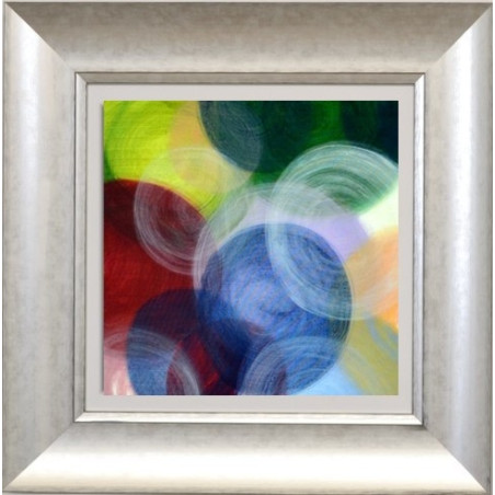 SET DOS CUADROS - OLEO Y MARCO PLATA